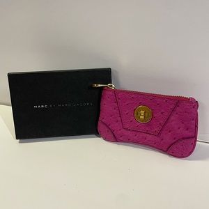 Marc by Marc Jacobs Leather Keychain Coin Purse